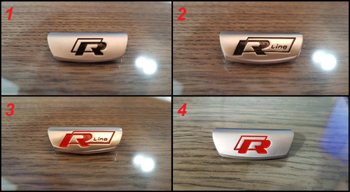 Aplique Moldura Arco Volante R R-line Vw T-cross Polo Virtus 0