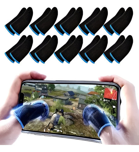 Set X10 Fundas Dedales Accesorio Pantalla Celulares Gammer 0