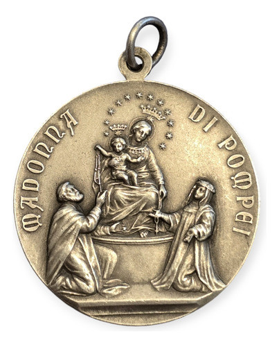 Medalla Virgen Pompeya, San Gabriel De La Virgen Dolorosa 0