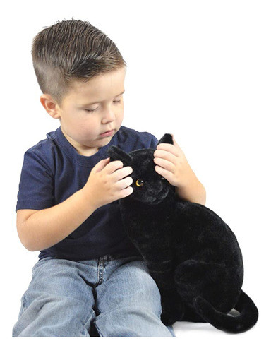 Boone The Black Cat - Peluche De Peluche De 13 Pulgadas, Po. 1