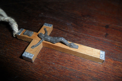 Cruz Crucifijo Italy Madera Metal  Religiosa Religioso 1
