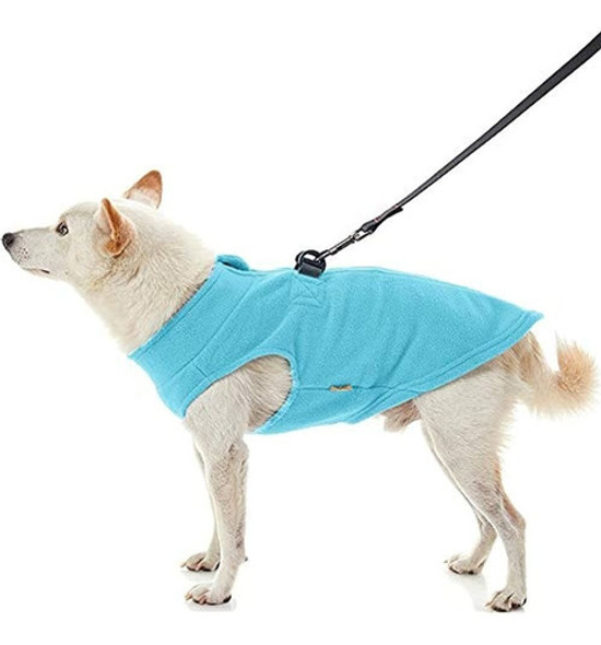 Gooby Zip Up Dog Chaleco De Lana Para Perros Pequeños 1