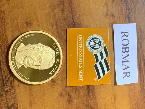 Robmar-usaserie 1 Dolar Presidente Proof S Año 2009 J. Polk 0