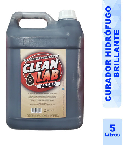 Curador Hidrofugo Brillante Negro Concentrado X 5 Lts. 1