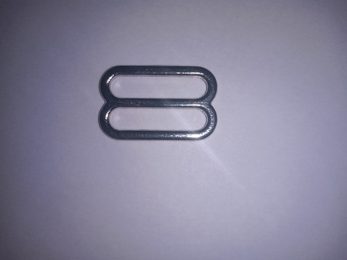 Argollas Y Regulador Corredera De 2cm/20mm Zamac Plateada!! 1