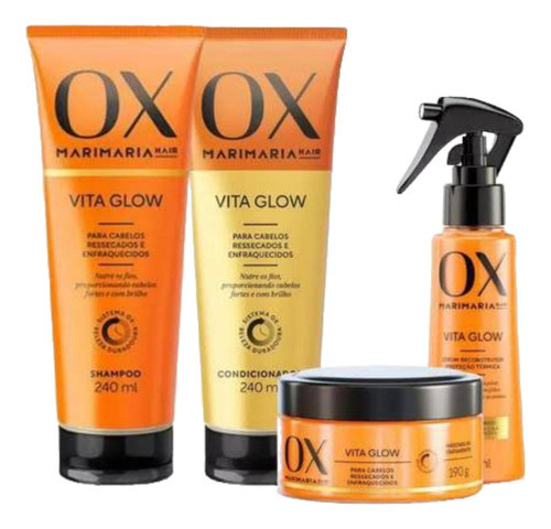 Kit Mari Maria Ox Vita Glow Nutrição Brilho E 0