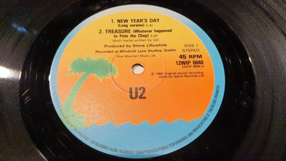 U2 New Years Day (long Version) Vinilo Maxi Uk Muy Bueno 83 1