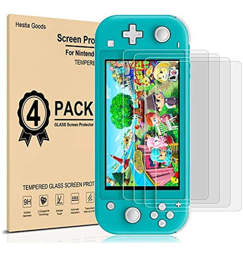 [paquete De 4] Hestia Goods Nintendo Switch Lite Protector D 0
