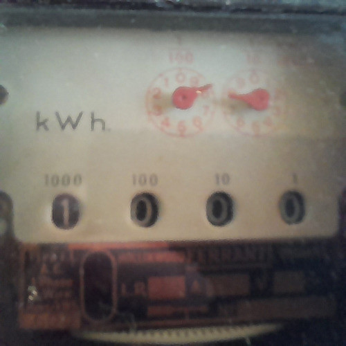 Medidor De Luz Ferranti - Antiguo - Monofásico Inglés 1