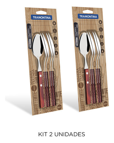 Cucharas De Mesa 6 Piezas Polywood - Tramontina Tn9219 0