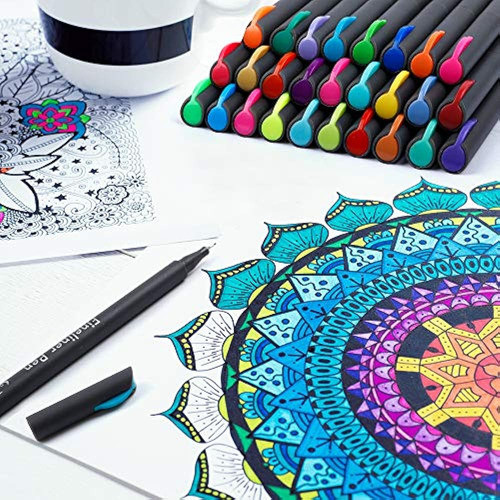 Tebik 108 Pack Journal Planner Pens Bolígrafos De Colores, 1 1