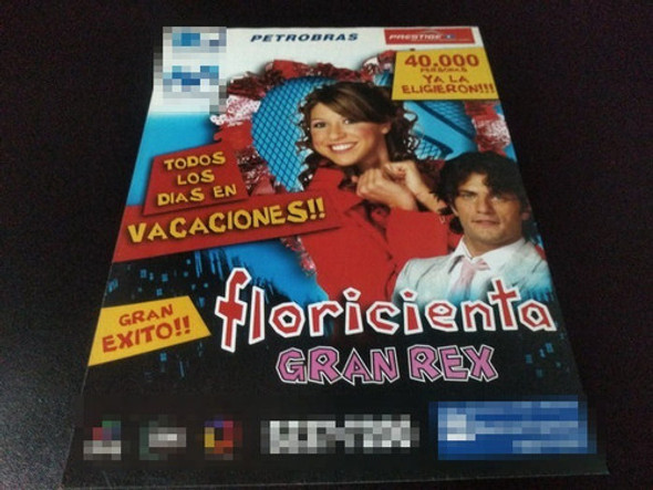 (pd350) Publicidad Clipping Floricienta Gran Rex * 2005 0