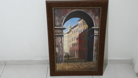 1136 - André Moraes. Ost.  51x71cm C/moldura. Madri. Espanha 1