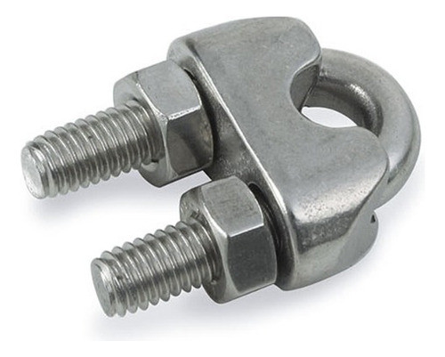 Grampa Prensacable Acero 3/8'' Din741 Galv Reforzadas X 10 1