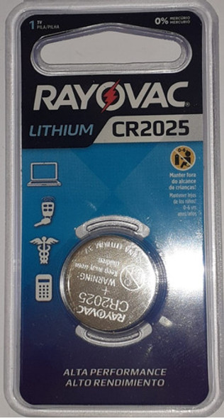 Pila Botón Rayovac Cr2025 Batería De Litio San Isidro 1