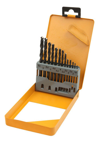 Set Mechas Tolsen Metal Hss 13 Pcs 1.5-6.5 Mm 0