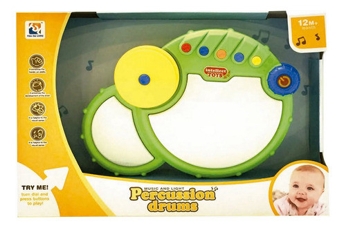 Tamborcito Percusion Con Musica Y Luces Ploppy 372131 0