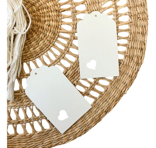 Tag Grande Cartulina Blanca -tradicional  X 48 .etiquetas 0