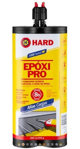 Adesivo Injetável Chumbador Químico Epóxi Pro 600ml Ref 1678 0