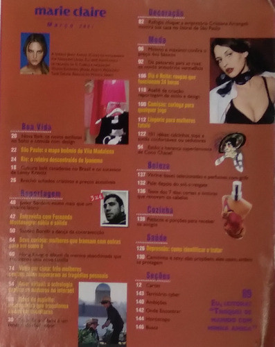 Ne5s. Revista Marie Claire 120. Ed Globo. Mulher Com Mulher. 1