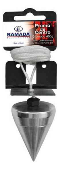 Prumo Aco Cromado Ramada Centro 300g 1682 0 Prumo Aco Cromado Ramada Centro 300g 1682 0