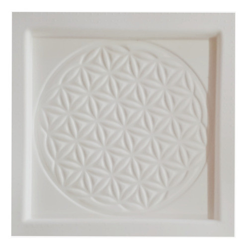 Molde Para Placas Antihumedad Mandala Flor De Vida 0