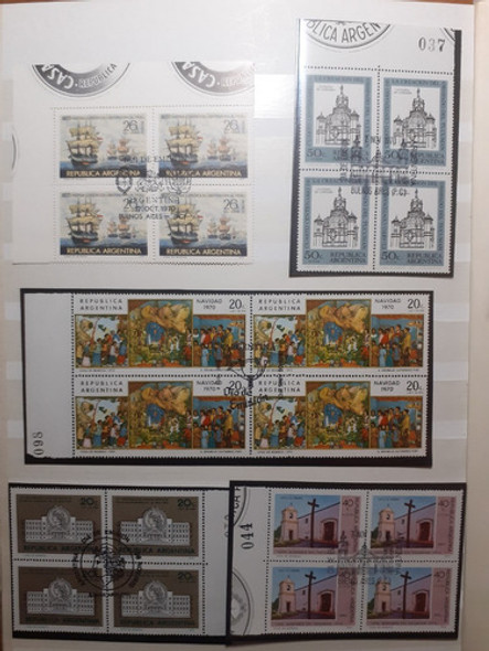 Filatelia Lote 19 Cuadros Con Sello Primer Día Año 1970 0