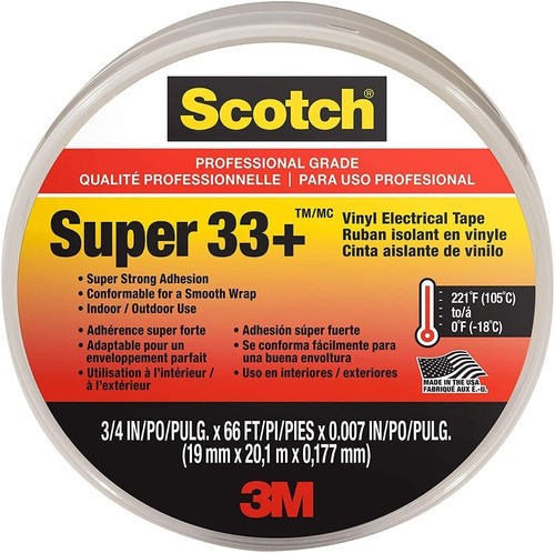 Cinta Super 33+ 19mm X 20m - 45611 0