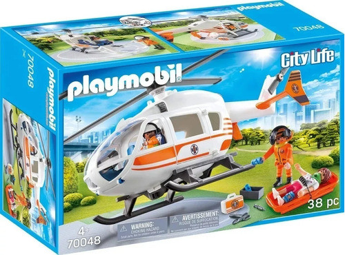 Playmobil 70048 Rescate Helicoptero De Rescate Bunny Toys 0