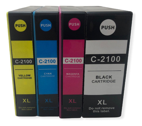 Kit 4 Cartucho Compatível Canon Maxify Mb5310 Mb5110 Mb5410 1