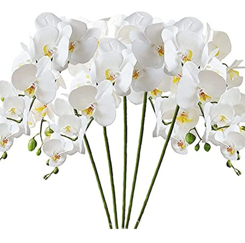 Hinyoco 5 Piezas De Flores Artificiales De Phalaenopsis Flor 0