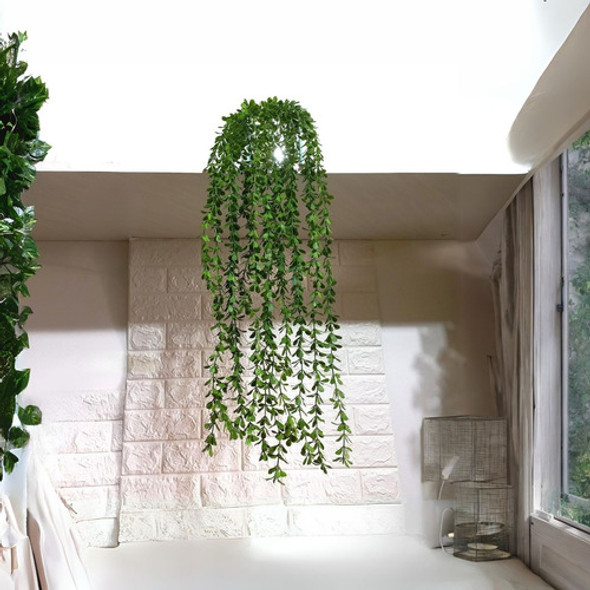 Arranjo Pendente Completo Planta Caída Montada Vaso Espelho 1