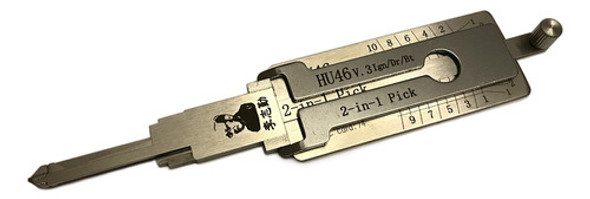 Ganzua Lishi Hu46 V3 2 En 1 Linea Chevrolet Paso Derecho 0