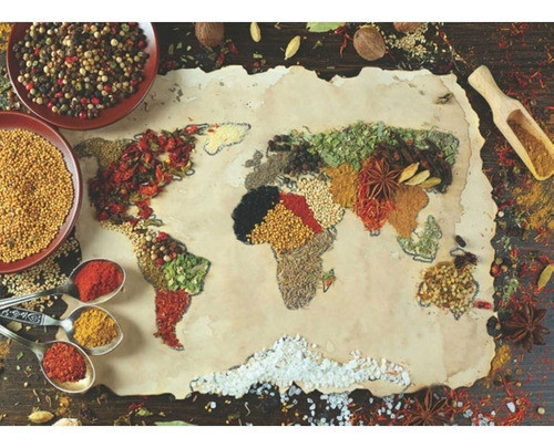 Puzzle 1000 Piezas Herbal World Map Anatolian 1