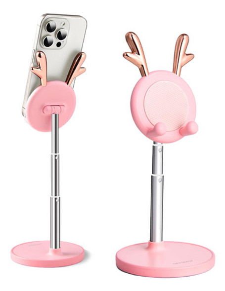 Soporte Para Telefono Ajustable  Rosa Reno 0