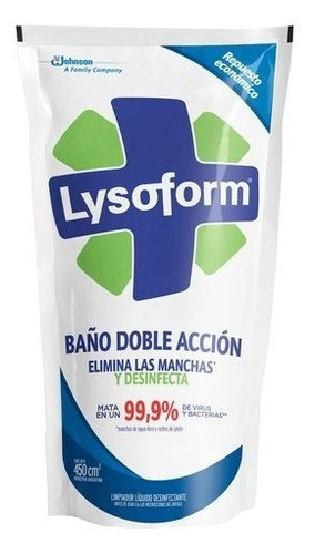 Lysoform Baño Dp 450 Ml X 2 Un 1
