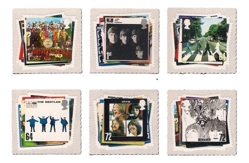 2007 Músicos- Los Beatles- Gran Bretaña (sellos) Mint 0