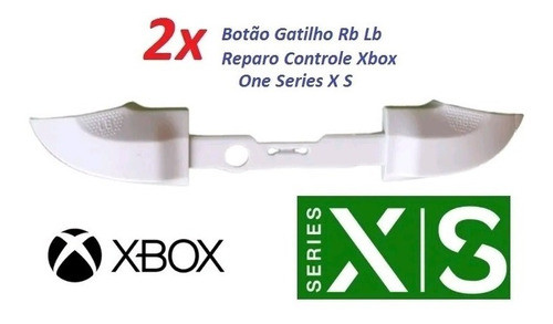 2x Botão Gatilho Rb Lb Reparo Controle Xbox One Series X S 1