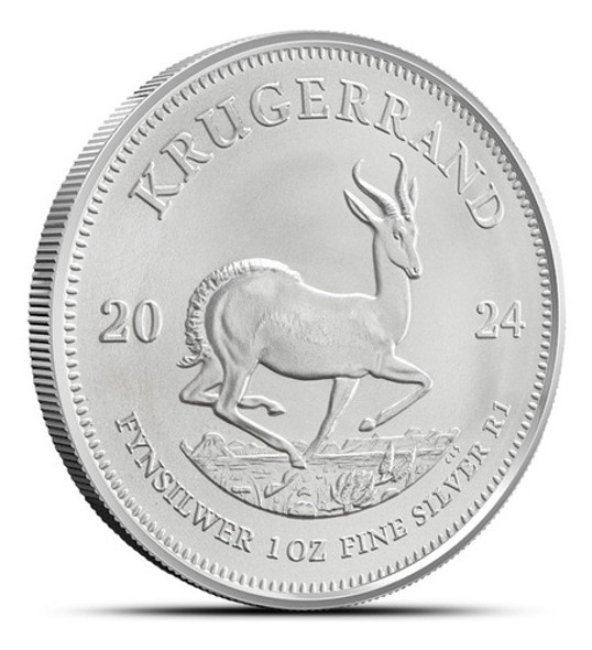 Krugerrand Moneda Plata 2022 Sudafrica 1 Onza Troy .999 0
