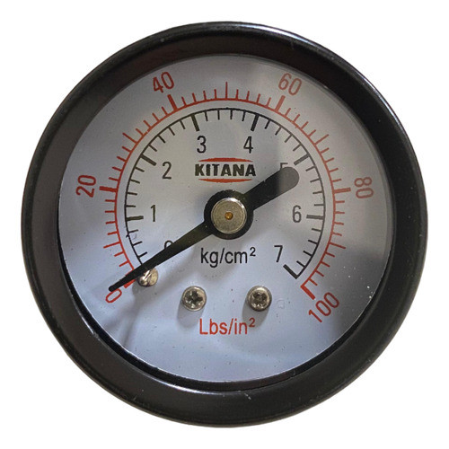 Manometro Reloj 07kg/100lbs Rosca 1/8 Pulgadas 40mm 0
