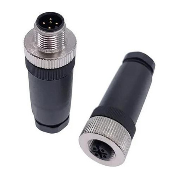 Conector Fêmea De 4 Pinos M12 Pg7 (l24) Para Sensores - Ip67 0