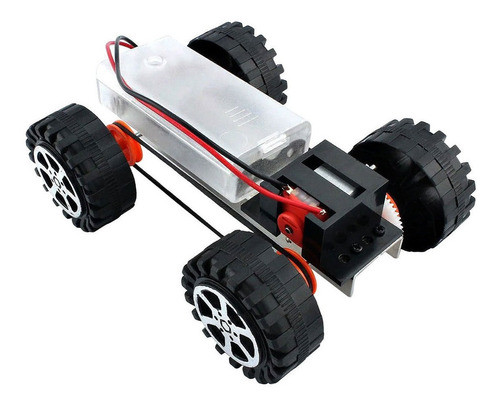 Kit Montar Chassi Carrinho Metálico P/ Robótica Educacional 0
