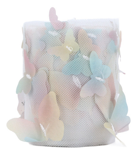 Rolo De Fita De Tule Colorido Tridimensional Diy Artesanato 0