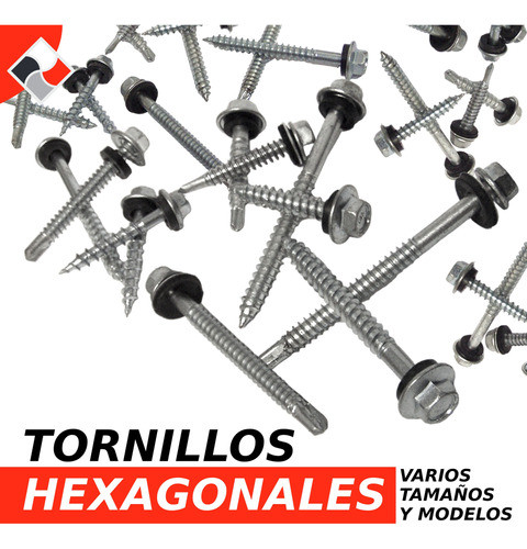 Tornillo Tel Hexagonal T2 14x6 Punta Mecha 1