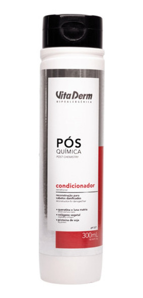 Kit Pós Química Vita Derm Shampoo, Condicionador E Máscara 1