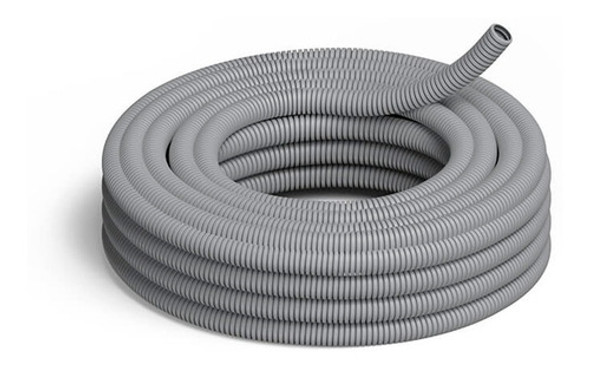 Caño Corrugado 1 1/4 Pulgada Genrod Semipesado 25m Ignifugo 1