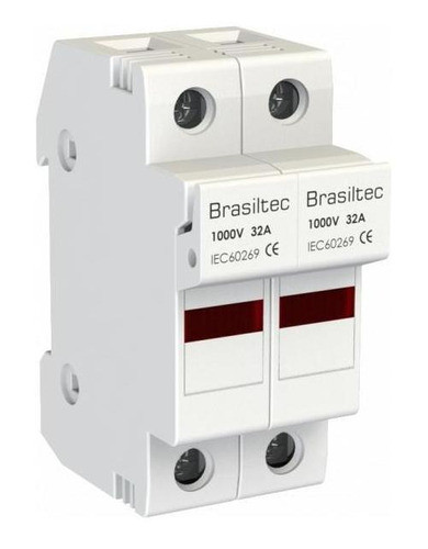 Kit C/ 15 Porta Fusivel Cartucho 2p 10x38 Ate 32a 0