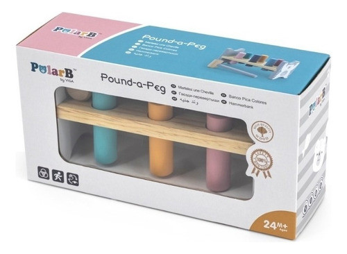 Golpe Martillo - Madera - Juego Didáctico - Polar B 1