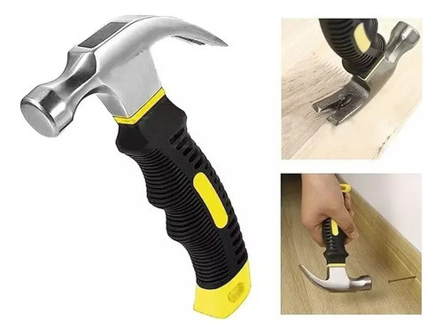 Martillo De Carpinero Antideslizante Galponero Saca Clavos 1