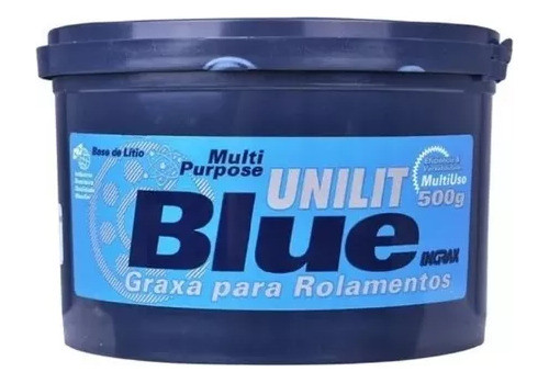 Graxa De Litio Multi Aplicações Ingrax 500g Azul 0